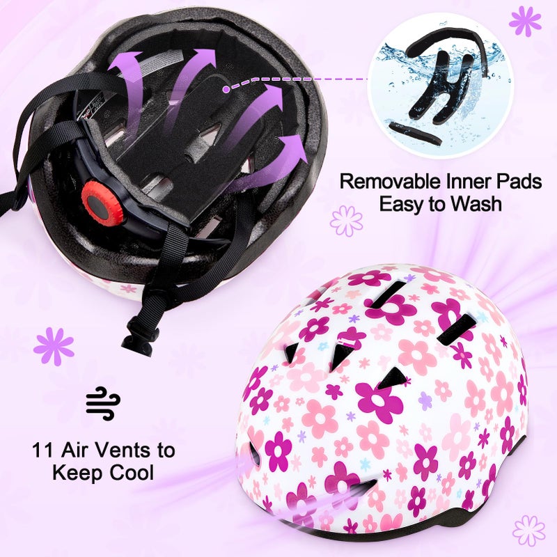 FIODAY Toddler Bike Helmet, Kids Helmets Baby Infant Bike Helmet for Kids Toddlers Boys Girls Age 1-3/2-4/3-5/5-8 for Biking Scootering Skateboarding - Image 4