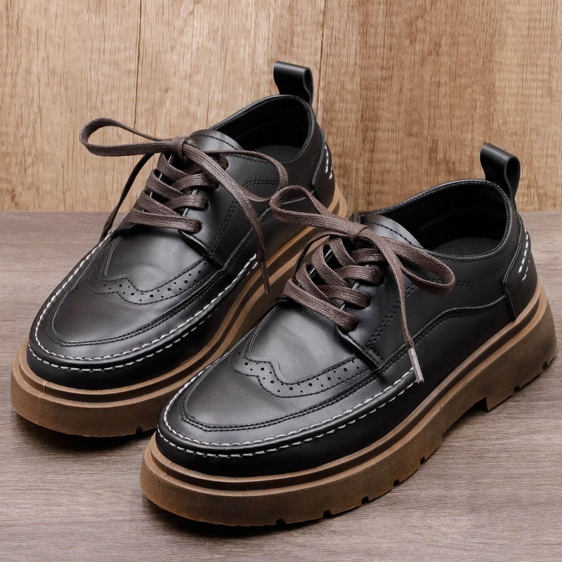 DELELE Flat Waxed Cotton Shoelaces: 47 inch Dark Brown Wax Shoe Laces for Sneakers Boot 2 Pair - Image 4
