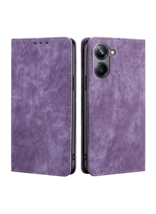 اس-توب جراب هاتف Realme 10 Pro 5G RFID مضاد للسرقة مصنوع من الجلد المغناطيسي - Image 1