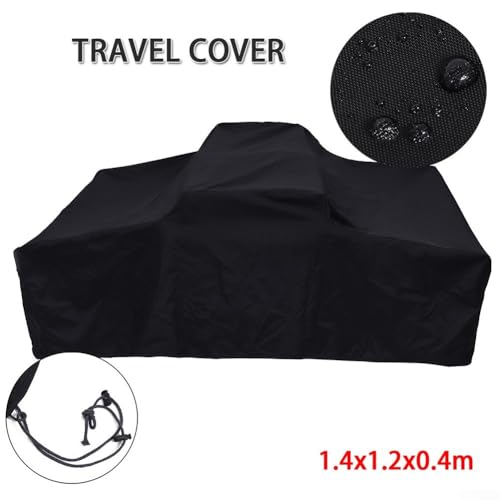 Cloudpower Tent Trailer Cover Travel Trailer Roof Cover Waterproof Rv Roof Top Tent Camper Trailer Cover Features Covered Air Vents & Cinching Straps for Rv Storage and Organization - Image 5