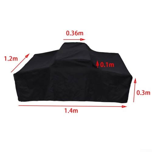Cloudpower Tent Trailer Cover Travel Trailer Roof Cover Waterproof Rv Roof Top Tent Camper Trailer Cover Features Covered Air Vents & Cinching Straps for Rv Storage and Organization - Image 2