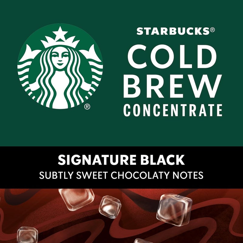 Starbucks Cold Brew Coffee Concentrate Signature Black 32 Fl Oz - 100% Arabica Multi-Serve - Image 5