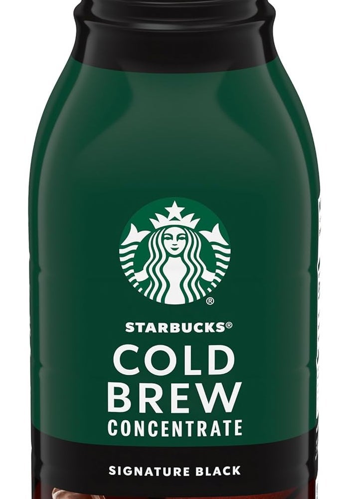 Starbucks Cold Brew Coffee Concentrate Signature Black 32 Fl Oz - 100% Arabica Multi-Serve - Image 1