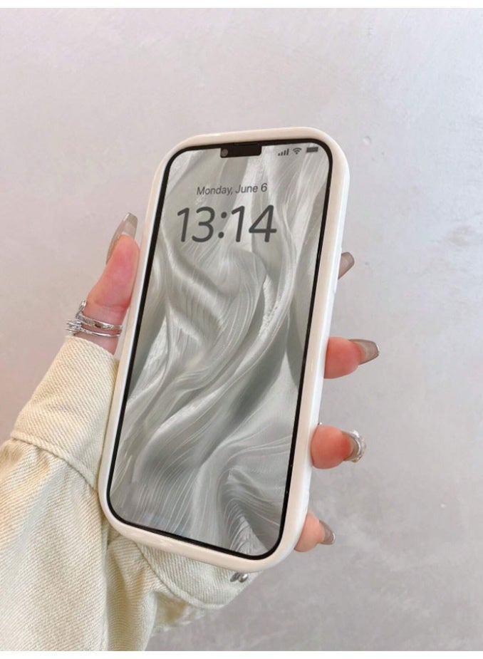 Protective case and cover for the iPhone 16 Pro Max, shock and scratch resistant, with  distinctive multi-colored back cover and the phrase "Keep Smile" in English. - Image 3