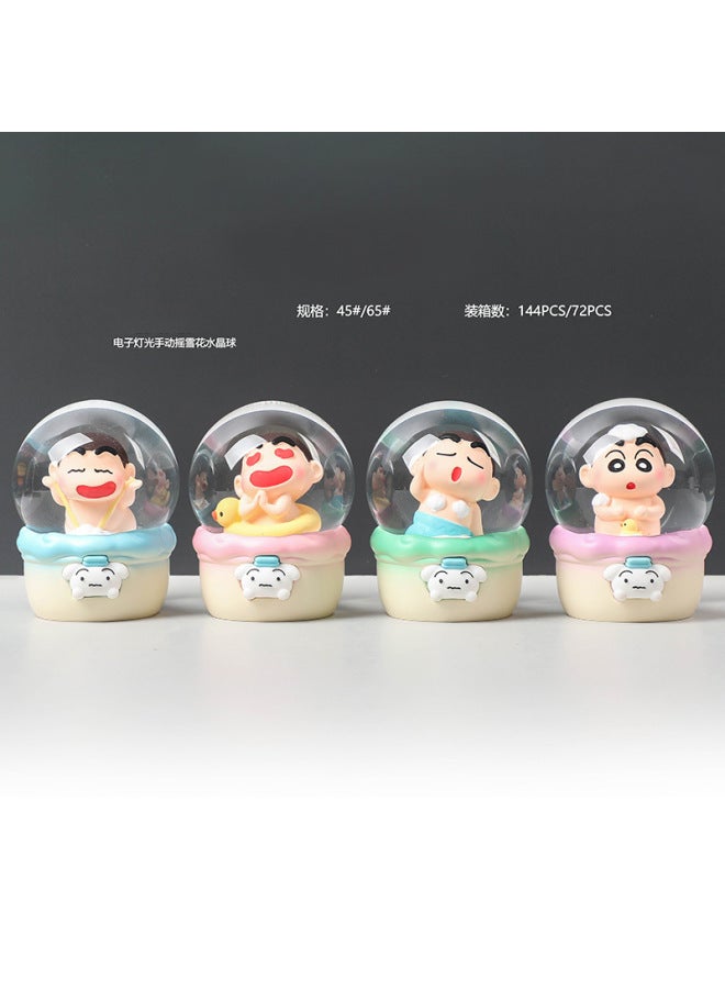 Mini Crystal Ball Cute Desktop Ornament And Very Bright Glowing Water Ball Birthday Gift New Model