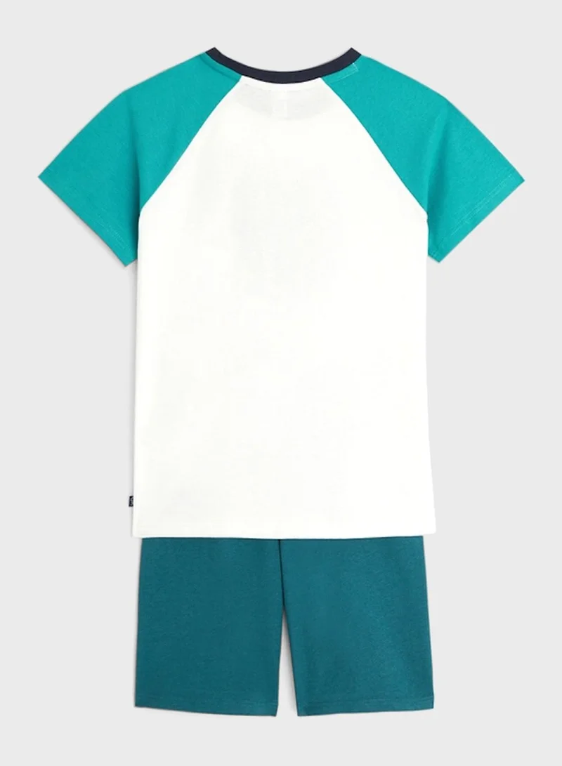 Okaidi Obaibi Kids Slogan Pyjama Set