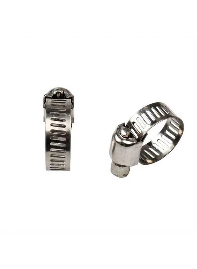91pcs Stainless Steel Hose Clamp Assortment Kit With Z Wrench Silvery Color - Image 3