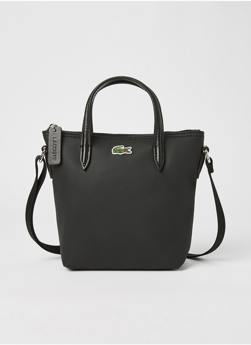 LACOSTE - L.12.12 Concept Top Zip Crossbody Bag - Image 1