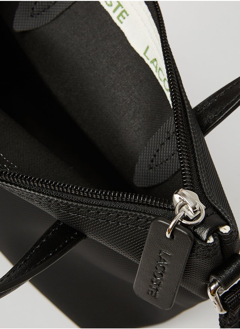 LACOSTE - L.12.12 Concept Top Zip Crossbody Bag - Image 1