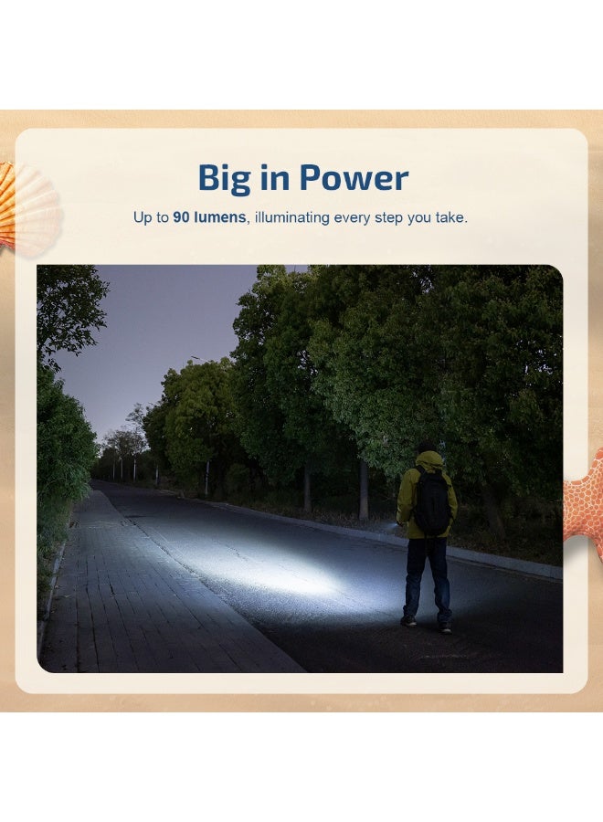 أولايت مصباح يدوي Olight i3E EOS بسلسلة مفاتيح، مصباح LED بقوة 90 لومن، مقاوم للماء IPX8، ضوء EDC، شعلة صغيرة لسلسلة المفاتيح، للاستخدام اليومي، هدية - Image 5