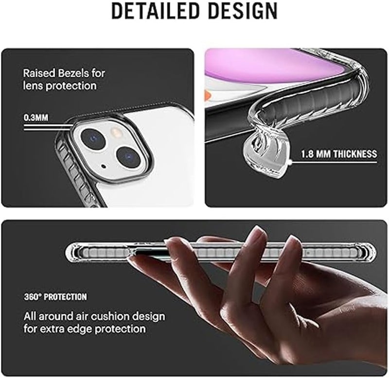 اكسريال غطاء حماية مطبوع للهاتف المحمول لـ iPhone 15 Pro (6.1 بوصة) | غطاء رفيع وخفيف الوزن ومقاوم للصدمات باتمان - Image 3