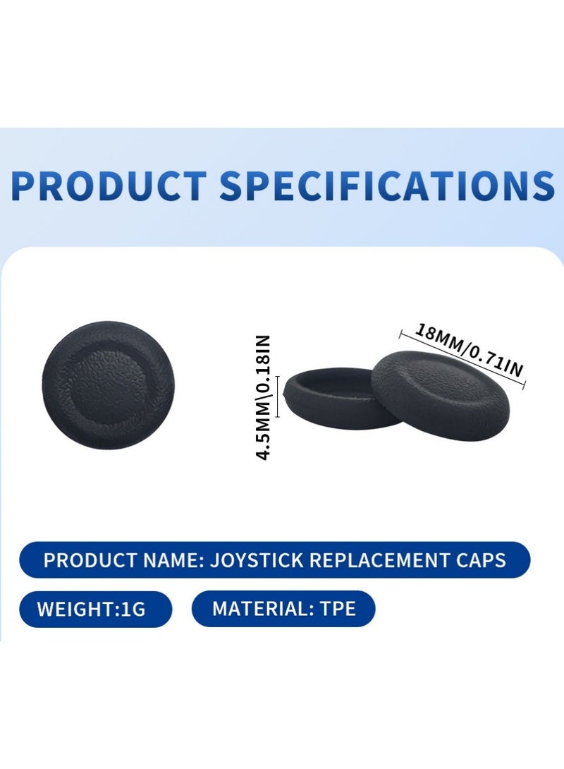 10 Pcs Joystick Replacement Grip Caps for PS4 PS5 Controller - Non-Slip Thumbstick Thumb Stick Accessories Parts for Dualshock 4, Dual Sense, Dualsense Edge - Image 5