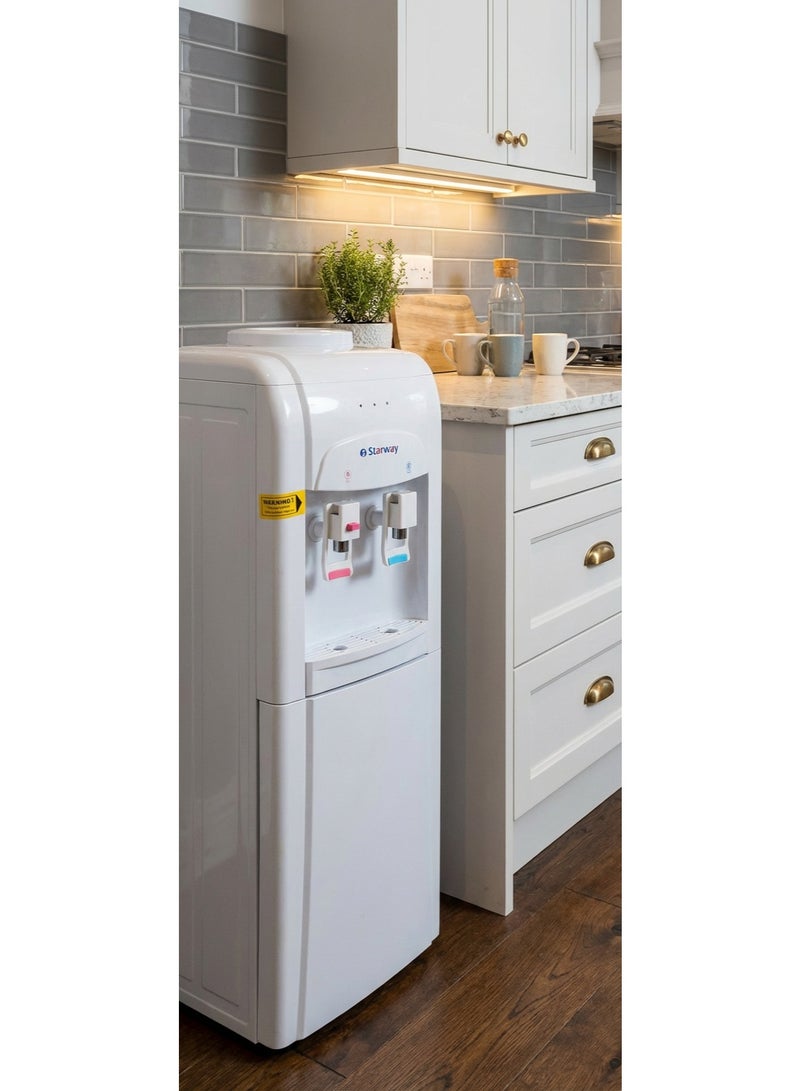 Starway 3.9 Lt, High Quality Compressor Safety Lock White Stand Hot & Cold Water Dispensers, Indicator Led - Image 2
