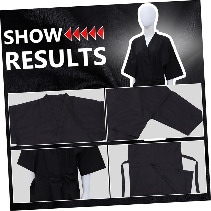 FOMIYES Beauty Salon Client Robe and Static Haircut Gown for Home Salon Use Tie Waist Design - Image 5