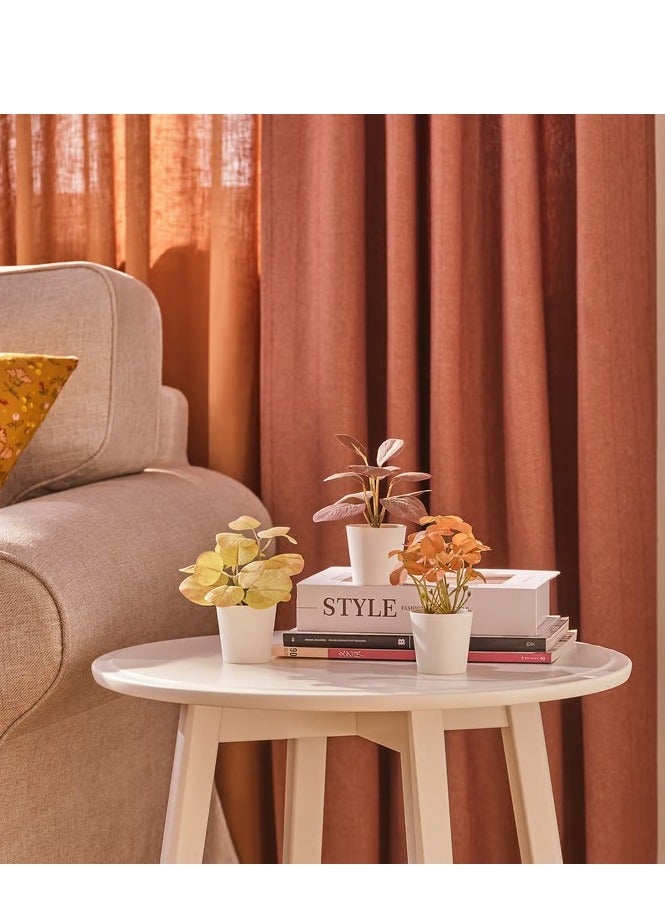 آيكيا فراكتا نباتات صناعية مع آنية، طقم من 3 قطع, داخلي/خارجي اوراق, 14×6 سم - Image 3