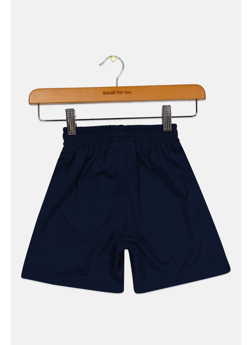 PUMA Kids Girl Sportswear Fit Training Shorts, Navy  - Image 2