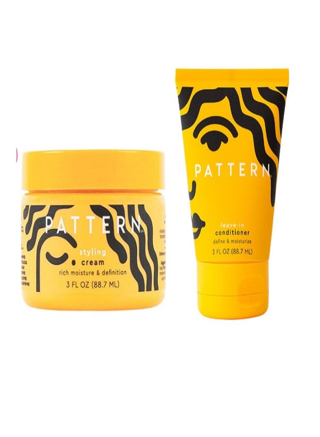 Pattern Styling Cream & Leave-In Conditioner | Define and Moisturize your Curls! Rich Moisture & Definition! ! 3oz Set - Image 1