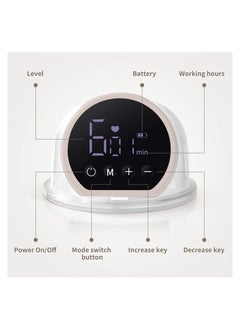 جونيس Easy to carry and wireless use - the breast pump is lightweight and portable, equipped with a rechargeable battery with a capacity of 1200mAh, making it convenient for breastfeeding when going out. After being fully charged, it can be used for approximately 120 minutes, or 5 to 8 times.  - Image 5
