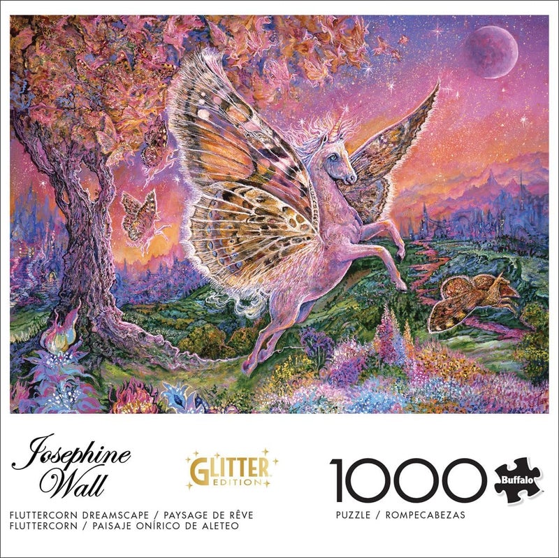 Buffalo Games - Josephine Wall - Fluttercorn Dreamscape - 1000 Piece Jigsaw Puzzle for Adults -Challenging Puzzle Perfect for Game Nights - Finished Size is 26.75 x 19.75 - Image 3