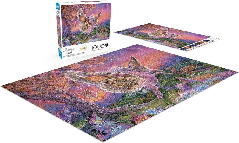 Buffalo Games - Josephine Wall - Fluttercorn Dreamscape - 1000 Piece Jigsaw Puzzle for Adults -Challenging Puzzle Perfect for Game Nights - Finished Size is 26.75 x 19.75 - Image 4