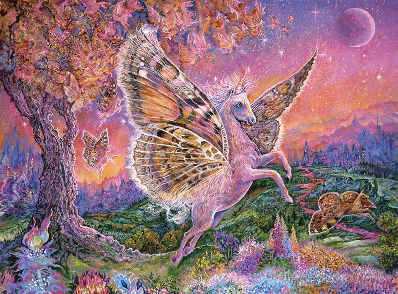 Buffalo Games - Josephine Wall - Fluttercorn Dreamscape - 1000 Piece Jigsaw Puzzle for Adults -Challenging Puzzle Perfect for Game Nights - Finished Size is 26.75 x 19.75 - Image 2