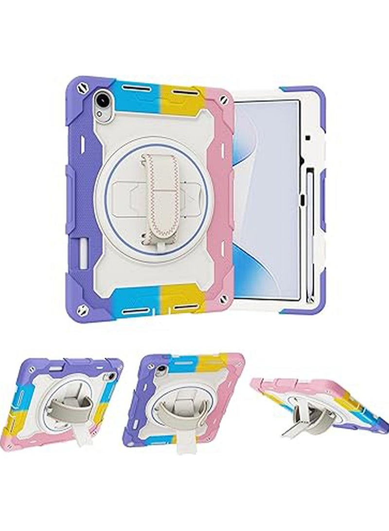 Case Compatible with Huawei MatePad 11.5 S (2024) with 360 Degree Rotating Kickstand, 3 in 1 Heavy Duty Shockproof Protective Cover with Hand/Shoulder Strap - Image 1