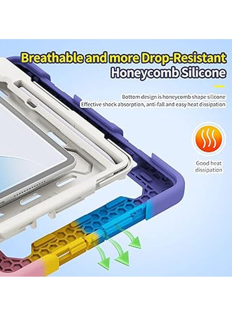 Case Compatible with Huawei MatePad 11.5 S (2024) with 360 Degree Rotating Kickstand, 3 in 1 Heavy Duty Shockproof Protective Cover with Hand/Shoulder Strap - Image 3