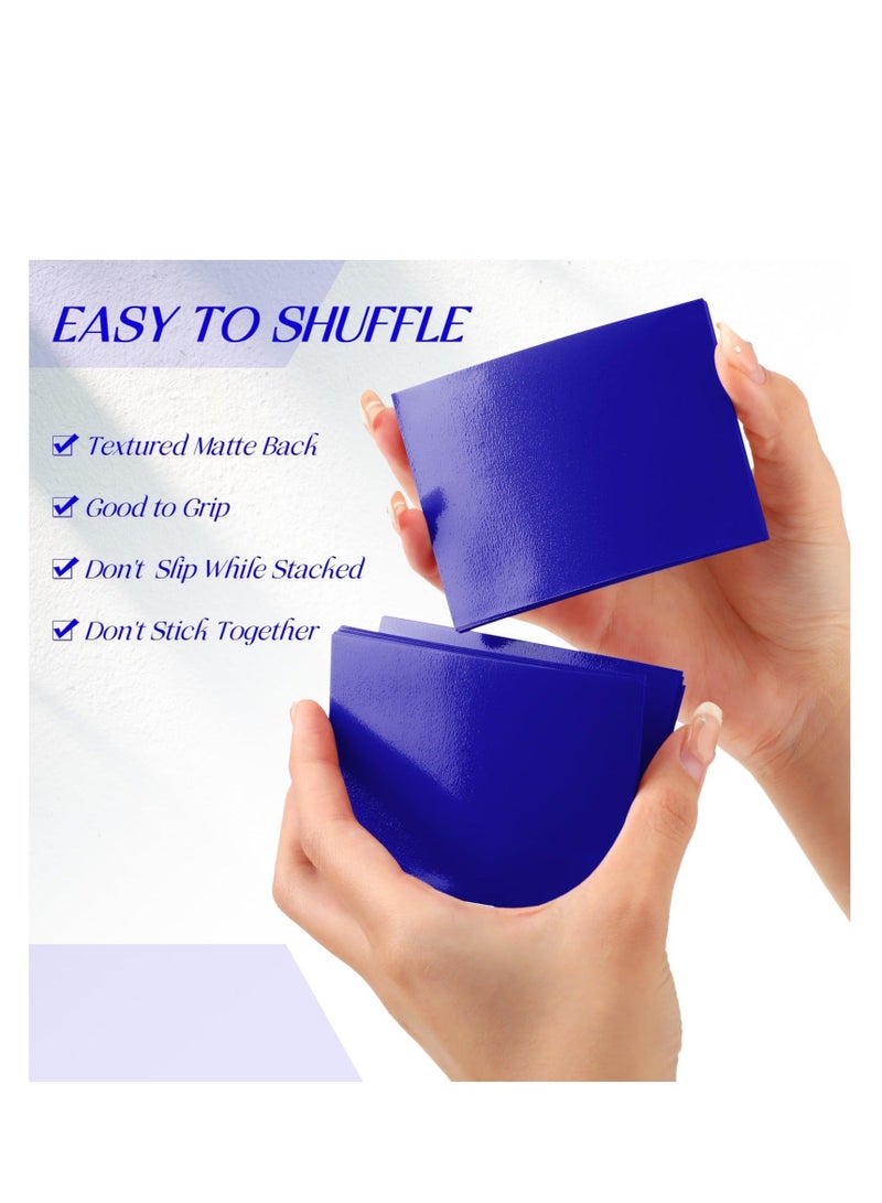 كابتن تيك 300 Counts Card Sleeves for Trading Cards Soft, Baseball Penny Card Protectors, Penny Trading Card Sleeves, Plastic Card Protector for Baseball, MTG, Football, Sports Cards (Blue) - Image 3