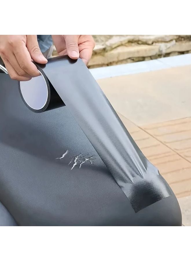 Black Rubber Repair Tape Waterproof Self Adhesive Tear Resistant For Electric Bikes Furniture - Image 3