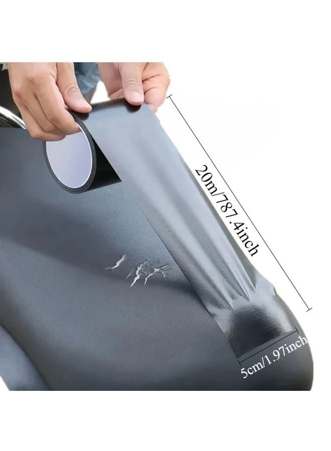 Black Rubber Repair Tape Waterproof Self Adhesive Tear Resistant For Electric Bikes Furniture - Image 1