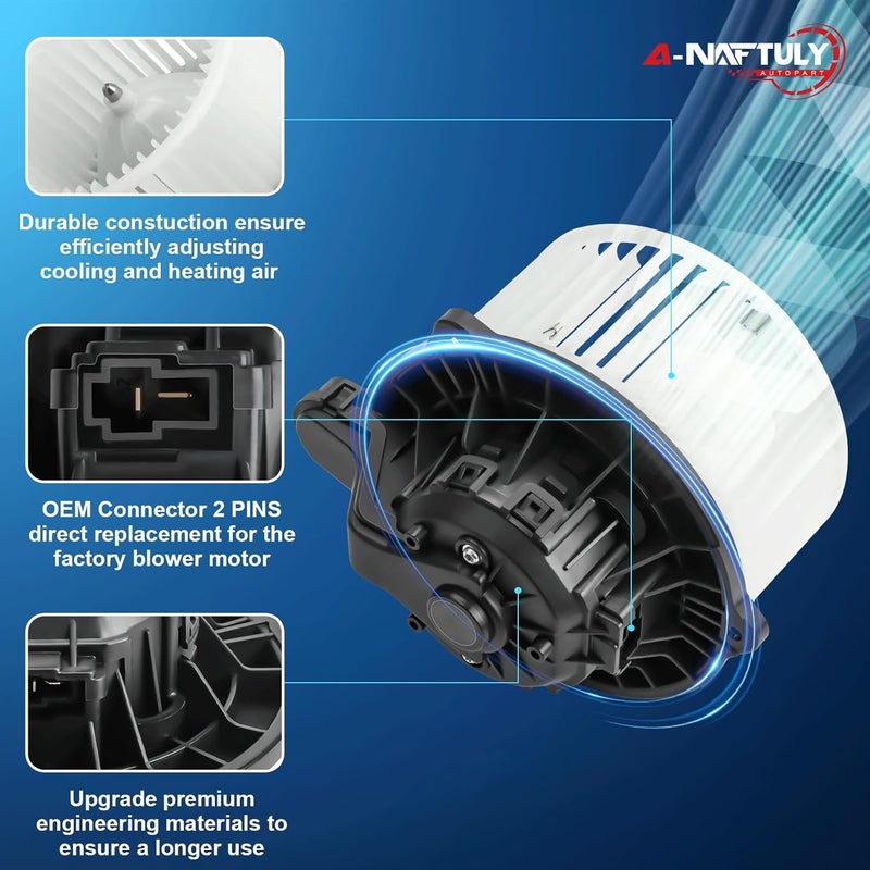 A-NAFTULY AC Blower Motor Replacement for Kia and Hyundai Vehicles - Image 4