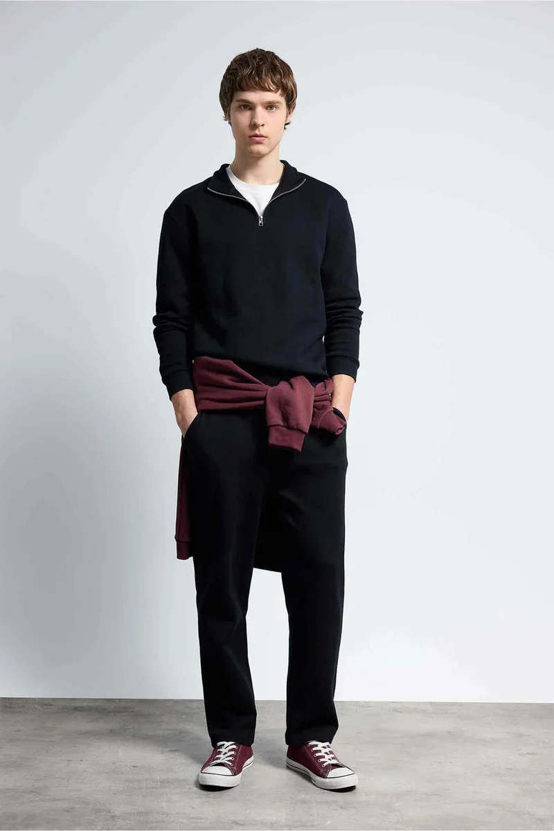 ديفاكتو Regular Fit Regular Hem With Pockets Trousers