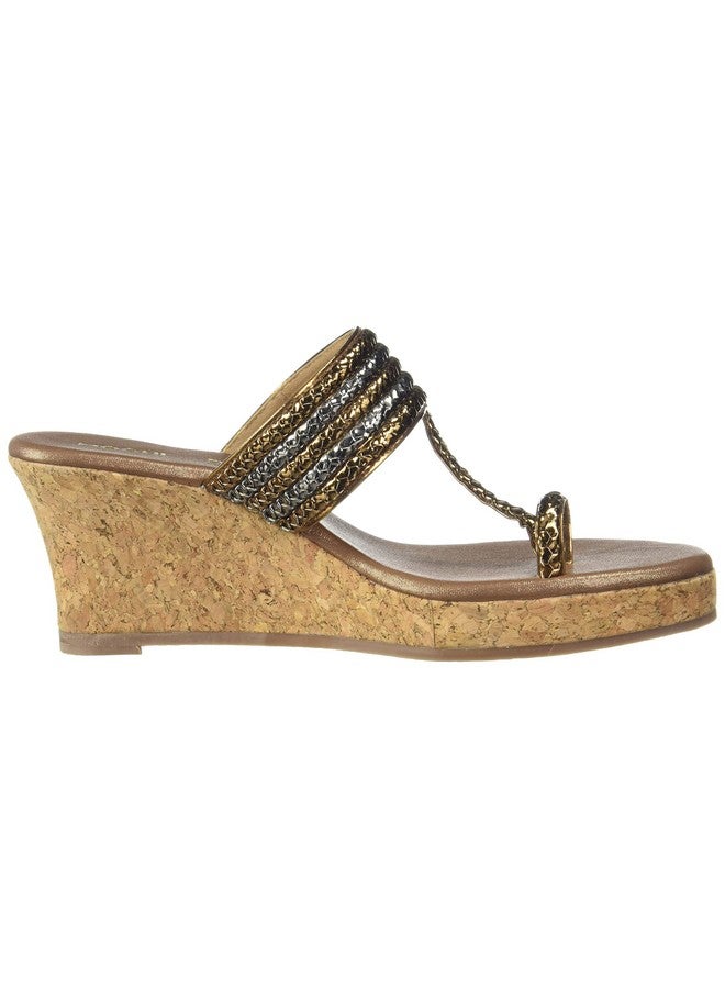 موتشي شبشب موتشي نسائي بكعب مفتوح من الخلف، ذهبي عتيق، مقاس 6 المملكة المتحدة (39 الاتحاد الأوروبي) - Image 4