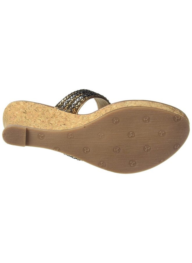 موتشي شبشب موتشي نسائي بكعب مفتوح من الخلف، ذهبي عتيق، مقاس 6 المملكة المتحدة (39 الاتحاد الأوروبي) - Image 5