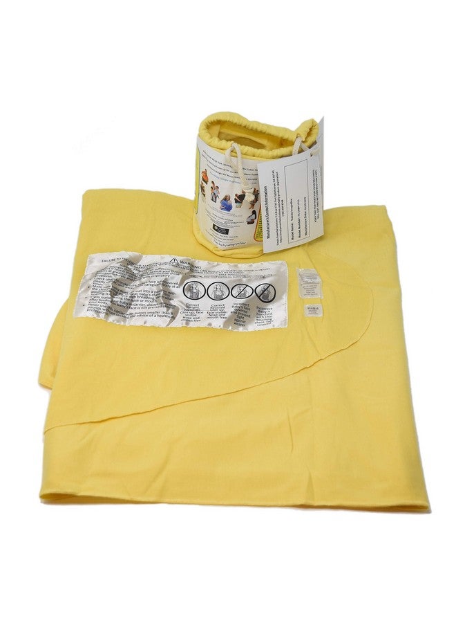 Simply Essential Solutions Baby Wrap Carrier Soft, Stretchy, Cotton Baby Wrap, Baby Sling, Nursing Cover Up for use with Newborn-Toddler: Evenly distributes Weight for More Comfortable Carrying (Yellow) - Image 3