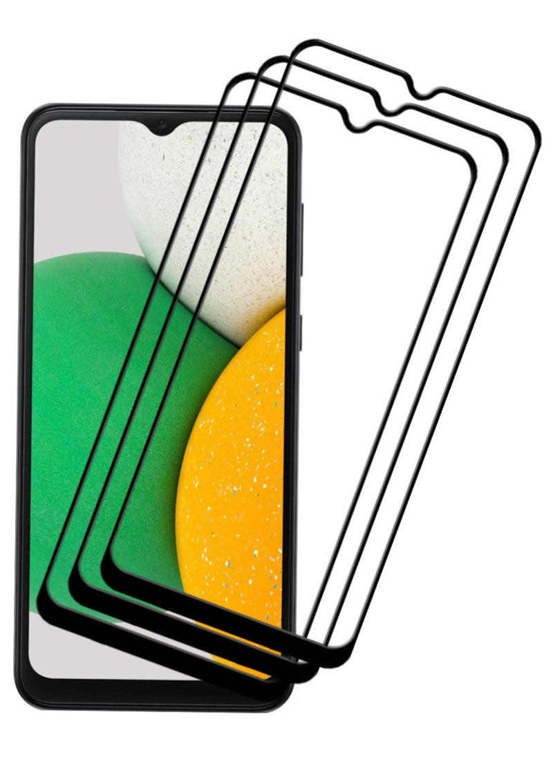 ACLIX 3 Pieces Antistatic ESD Dustproof Premium Quality High Definition Tempered Glass Screen Protector Designed For Samsung Galaxy A03 Core - Image 1