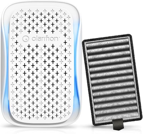 Clarifion - DSTx Portable Air Purifier - Plug In Air Ionizer HEPA Filter, Mini Personal Air Purifiers For, Bedroom and Pets Helps With Smoke, Airborne Dust and Odors - Image 1