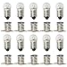 SQXBK SQXBK Mini Light Bulb Kit  10PCS E10 1.5V/0.3A Miniature Screw Base Light Bulbs and 10PCS E10 Golden Light Socket Bulbs  - Image 2