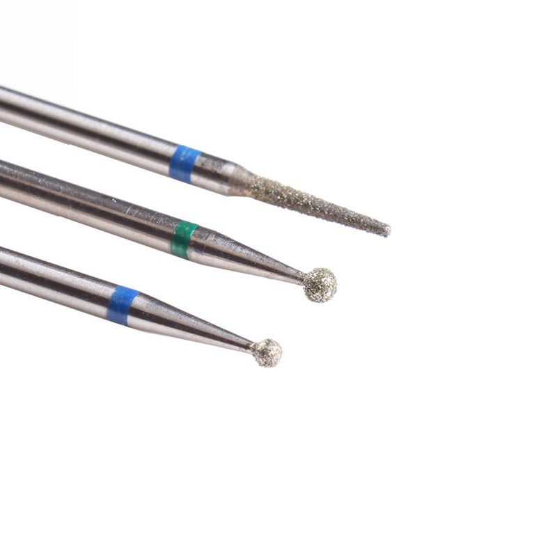 MZCMSL 3PCS Cuticle Clean Carbide Nail Drill Bit Diamond Rotary Burrs Electric Nail File for Manicure Pedicure Tools - Image 3