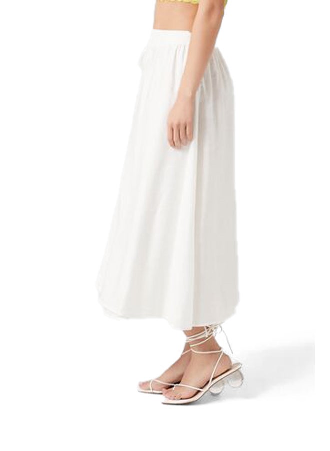 FOREVER 21 Tie-Front Midi Skirt - Image 2