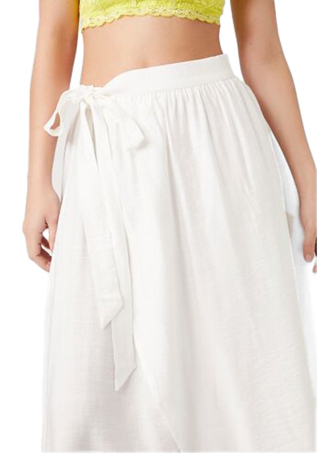 FOREVER 21 Tie-Front Midi Skirt - Image 4