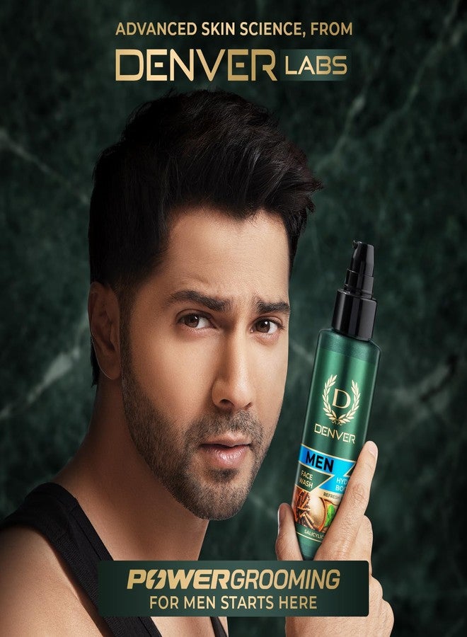 DENVER Hydra Boost Face Wash - 100 ML | Acne Control Face Wash For Men | Fights Acne and Pollution | All Skin Type - Image 3