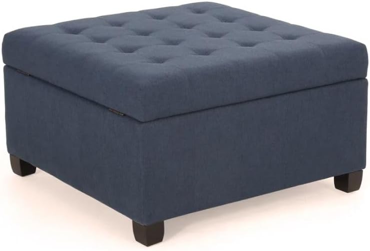 Comfynest Modern Square Tufted Storage Ottoman - Image 3