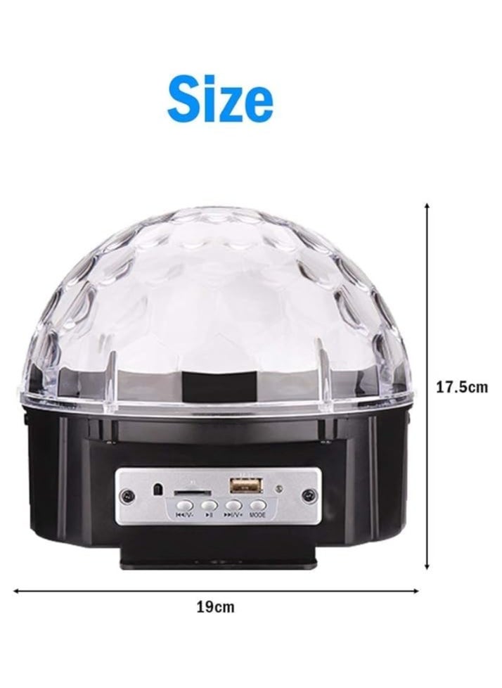 ELTRAZONE LED Disco Lights Party Lights | Rotating Crystal Magic Ball Lights for the Ultimate Party Atmosphere | Colorful Lighting for Any Occasion  - Image 2