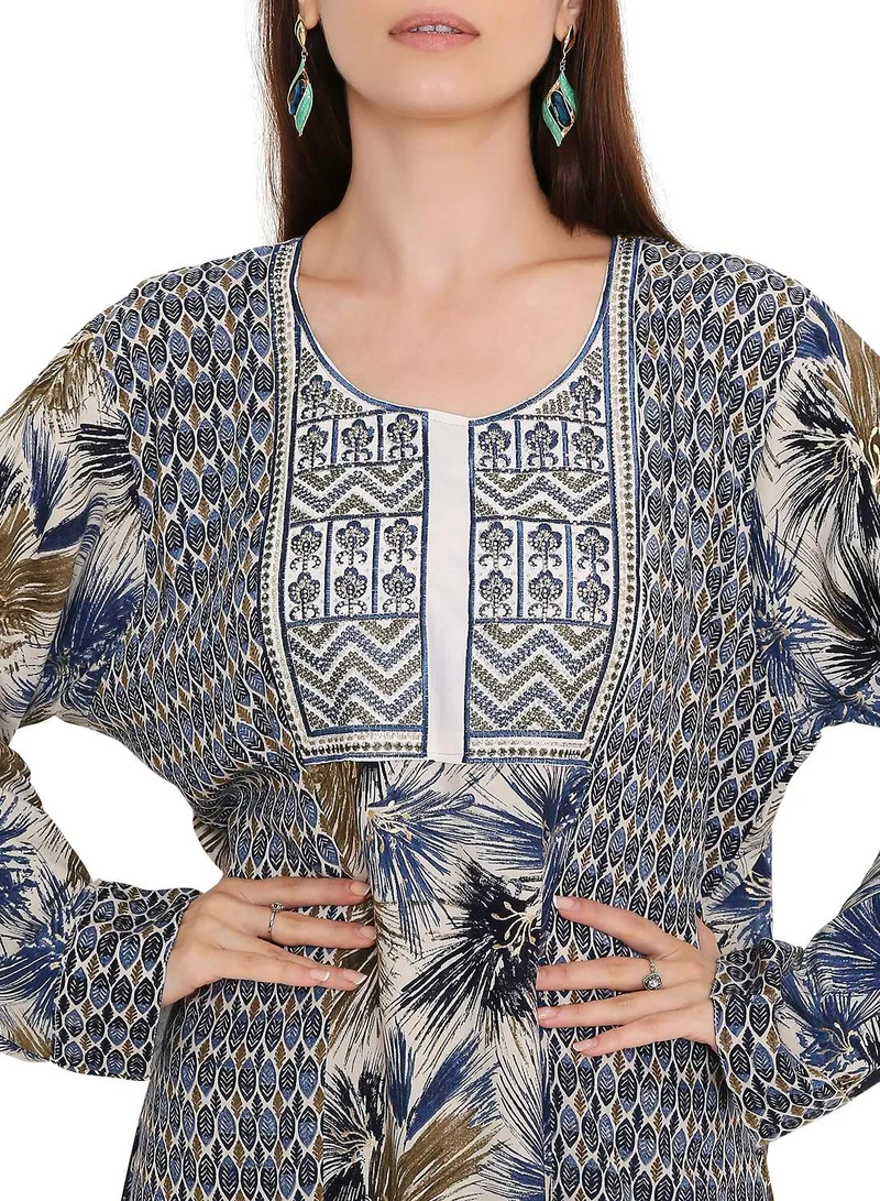 HANA & SARA elegant and unique style long arabic kaftan jalabia dress