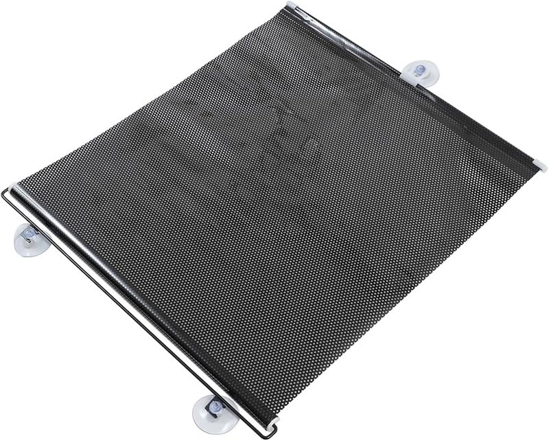 Blackout Sunshade Curtain with Suction Cups for French Doors and Roof Windows Portable Lightweight - Image 1