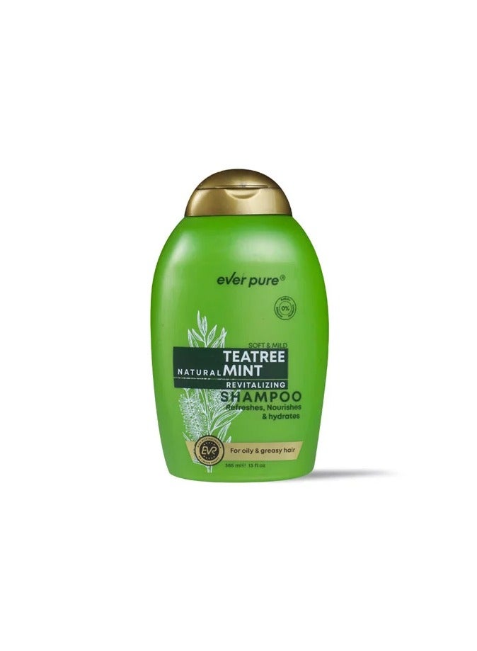 ever pure Teatree Mint Hydrating Shampoo Clear 385ml