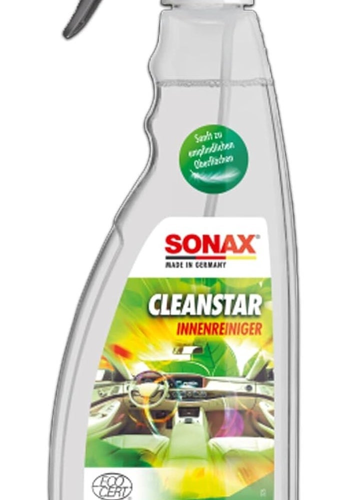 SONAX منظف داخلي SONAX CleanStar (750 مل) - منظف عالمي لأسطح السيارات - Image 1