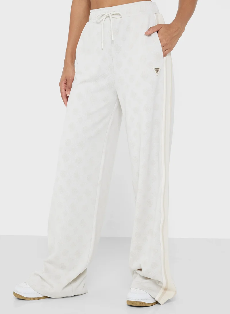 جس Peony Taped Straight Long Pants