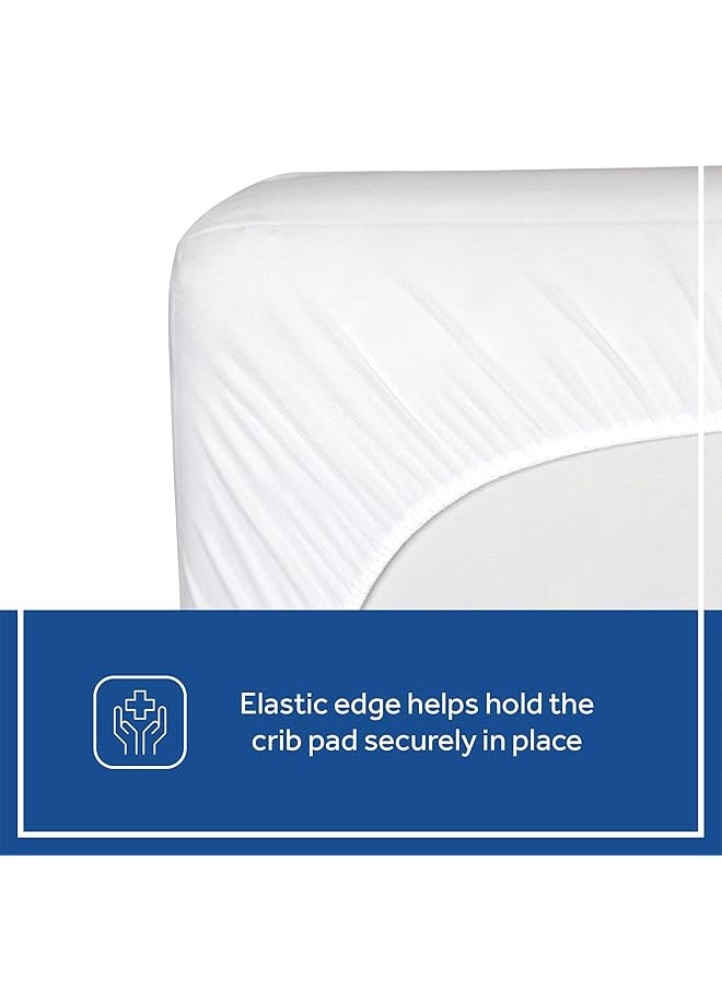 Allergy Protection Plus Waterproof Fitted Toddler And Crib Mattress Pad Cover Protector 52 Inch X 28 Inch White - pzsku/Z9CBD1A27C1C102C5466AZ/45/_/1741447192/4078bbc5-edac-4eb7-9534-c7f57b783925